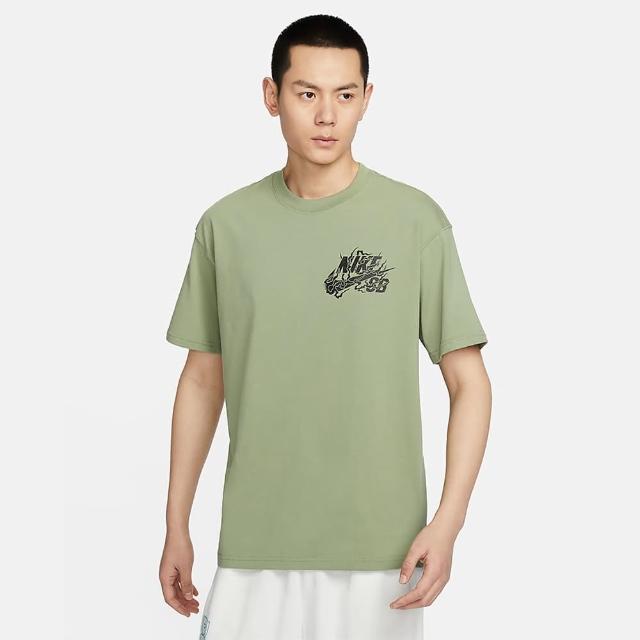 【NIKE 耐吉】上衣 男款 短袖上衣 運動 AS U NK SB TEE M90 DRAGON 綠 FQ3720-386