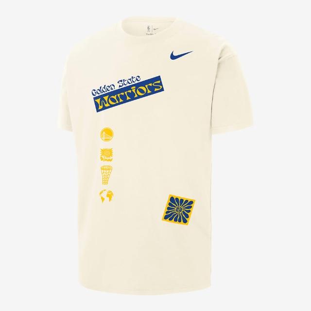 【NIKE 耐吉】上衣 男款 短袖上衣 運動 AS GSW M NK CTS NBA ED SS OS T 黃 FV9266-901