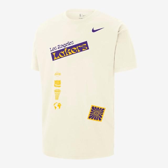 【NIKE 耐吉】上衣 男款 短袖上衣 運動 AS LAL M NK CTS NBA ED SS OS T 黃 FV9274-901