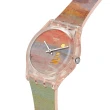 【SWATCH】Gent 原創 英國 TATE 美術館藏聯名 TURNER 紅色日落 男錶 女錶(34mm)