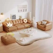 【Taoshop 淘家舖】J - 科技沙發義式極簡客廳小戶型｜輕奢現代雲朵 奶油風布沙發 TD045(3.2m大四人位)