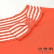 【MYVEGA 麥雪爾】領口造型蝴蝶結針織上衣-柑(2024春夏新品)