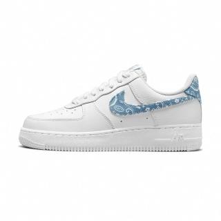 【NIKE 耐吉】AF1 W AIR FORCE 1 07 ESS 女鞋 休閒鞋 運動鞋 變形蟲 白藍(DH4406100)