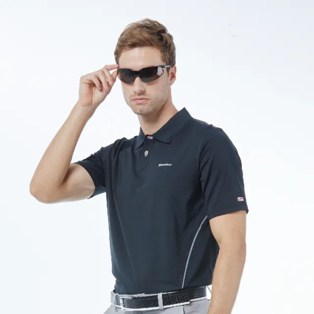 【Snowbee 司諾比】男款素面貼合短袖Polo衫(男款抗uv 高爾夫球衫 球衣 網球 運動 戶外 透氣吸濕排汗)