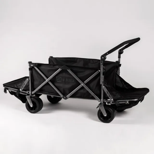 【KENLUCK】Wagon Maxi 多功能折疊手拉推車(雙開設計 載運超長型物品 可躺可坐)