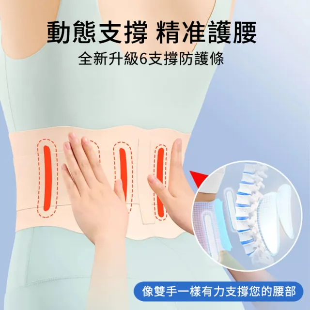 【ANTIAN】日本無痕輕柔支撐護腰帶 可調節腰部保護支撐帶 腰部固定帶