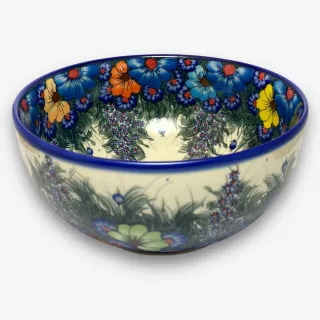 【SOLO 波蘭陶】波蘭製 Kalich 波蘭陶 23CM 沙拉碗 絢麗花園系列