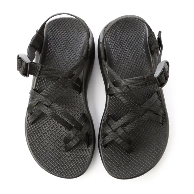 【CHACO】女 越野舒壓運動涼鞋-雙織夾腳款CH-ZLW04H405(黑)