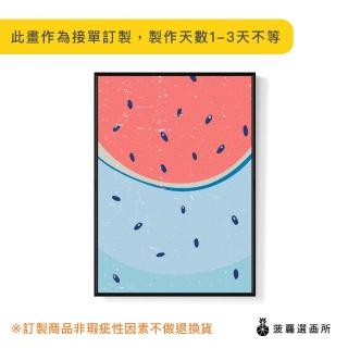 【菠蘿選畫所】盛夏的饗宴II - 30x40cm(消暑沁涼感居家佈置/客廳裝飾掛畫/玄關掛畫/房間裝飾)