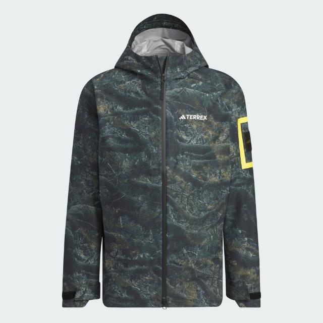 【adidas 愛迪達】運動外套 男外套 連帽 防風 NATGEO RR JKT(IS9511)