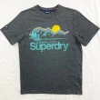 【Superdry】極度乾燥 深灰 漸層 短T superdry 冒險魂 短袖 T恤 土耳其製(短袖 T恤)