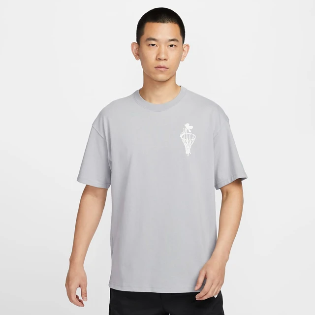 【NIKE 耐吉】上衣 男款 短袖上衣 運動 AS M NK TEE M90 SSN EXP 灰 FQ4899-012(2S3700)