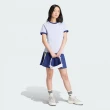 【adidas 愛迪達】上衣 女款 短袖上衣 運動 三葉草 VRCT TEE 藍紫 IX1916(S2502)