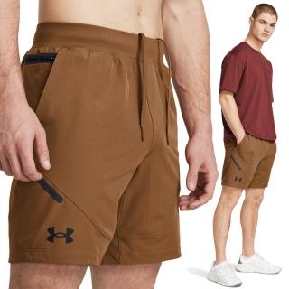 【UNDER ARMOUR】UA 男 Unstoppable運動短褲_1370378-253(咖啡色)