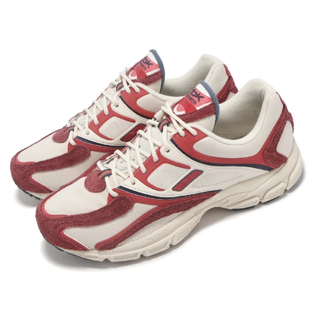 REEBOK 慢跑鞋 RBK Premier Trinity KFS 男鞋 米紅 Energy Pack 運動鞋(100200794)