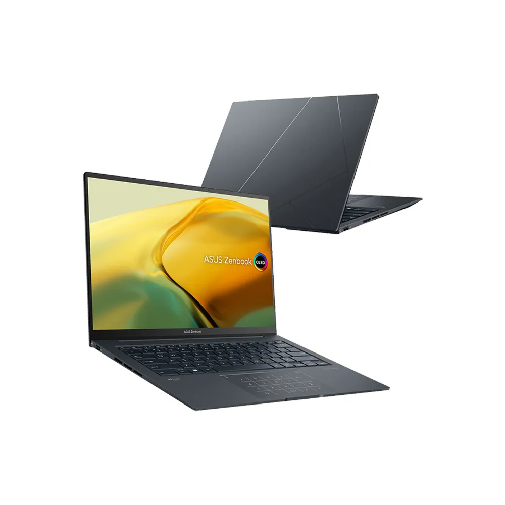 【ASUS】1TB行動固態硬碟組★14吋i9 RTX3050輕薄筆電(ZenBook UX3404VC/i9-13900H/32G/1TB/EVO/2.8K OLED)