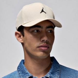 【NIKE 耐吉】帽子 棒球帽 運動帽 遮陽帽 喬丹 J RISE CAP S CB MTL JM 淺棕 FD5186-203