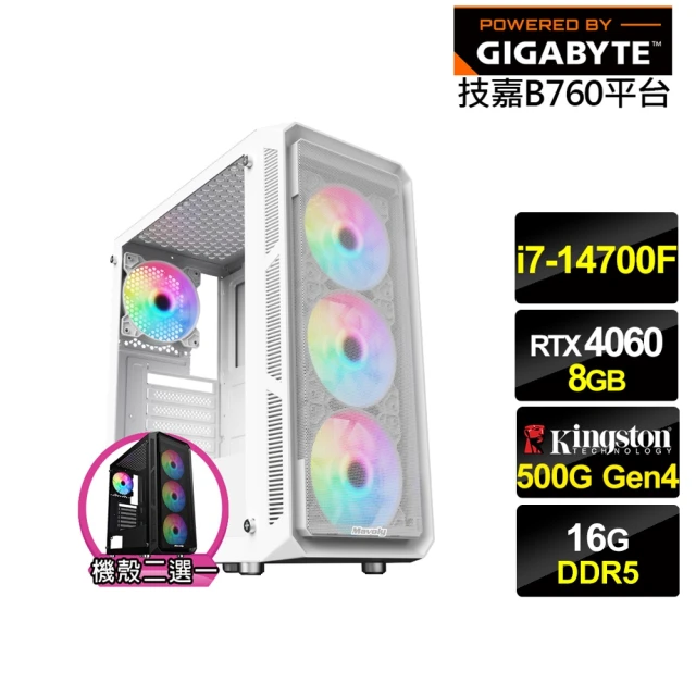 技嘉平台 i7廿核GeForce RTX 4060{輝煌GK