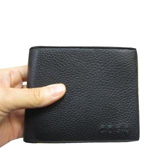 【SNOW.bagshop】短夾男仕紳士短型皮夾100%進口軟質皮革活動型證件夾標準尺寸