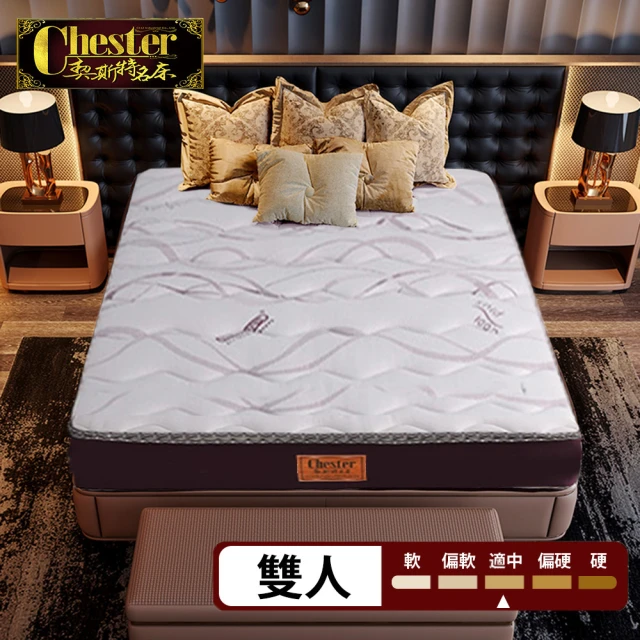 Chester 契斯特 床墊 薄形獨立筒 薄墊 德國銀離子+吸濕排汗雙認證-5尺(雙人)