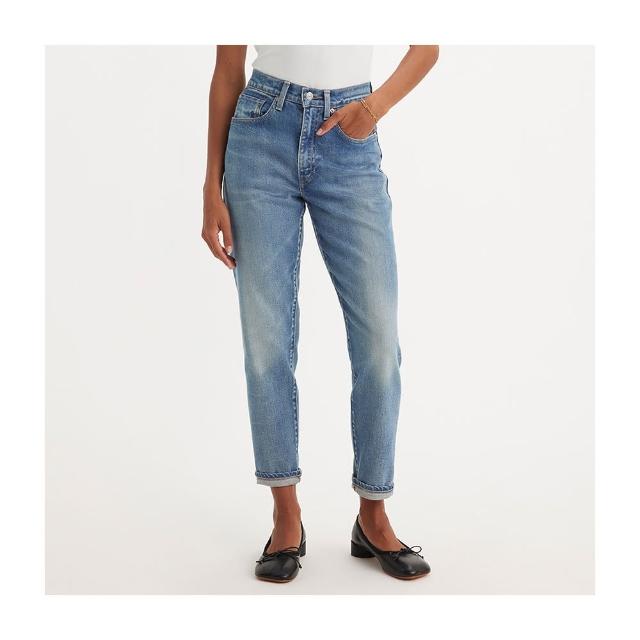 【LEVIS】MOJ日本面料 高腰BOYFRIEND男友褲 / 彈性布料 / 及踝款 熱賣單品 A5893-0004