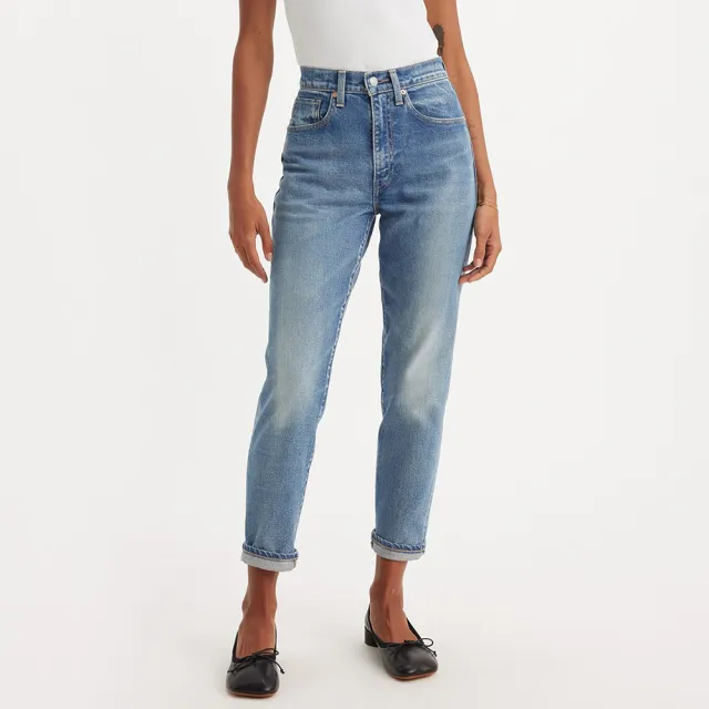 【LEVIS 官方旗艦】MADE IN JAPAN MIJ日本製 女款 高腰修身牛仔褲 / 彈性面料 熱賣單品 A5893-0004
