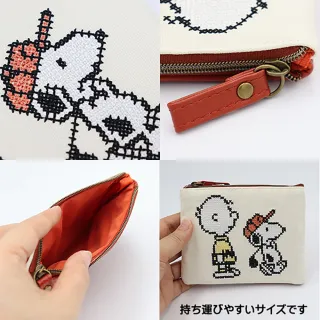 【Kamio】雙11 SNOOPY 史努比 面紙收納包 零錢包 高爾夫 十字繡