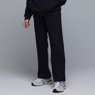 【國家地理服飾官方旗艦】男女同款PITTA微寬鬆長褲-炭黑色(休閒風格/寬鬆舒適)