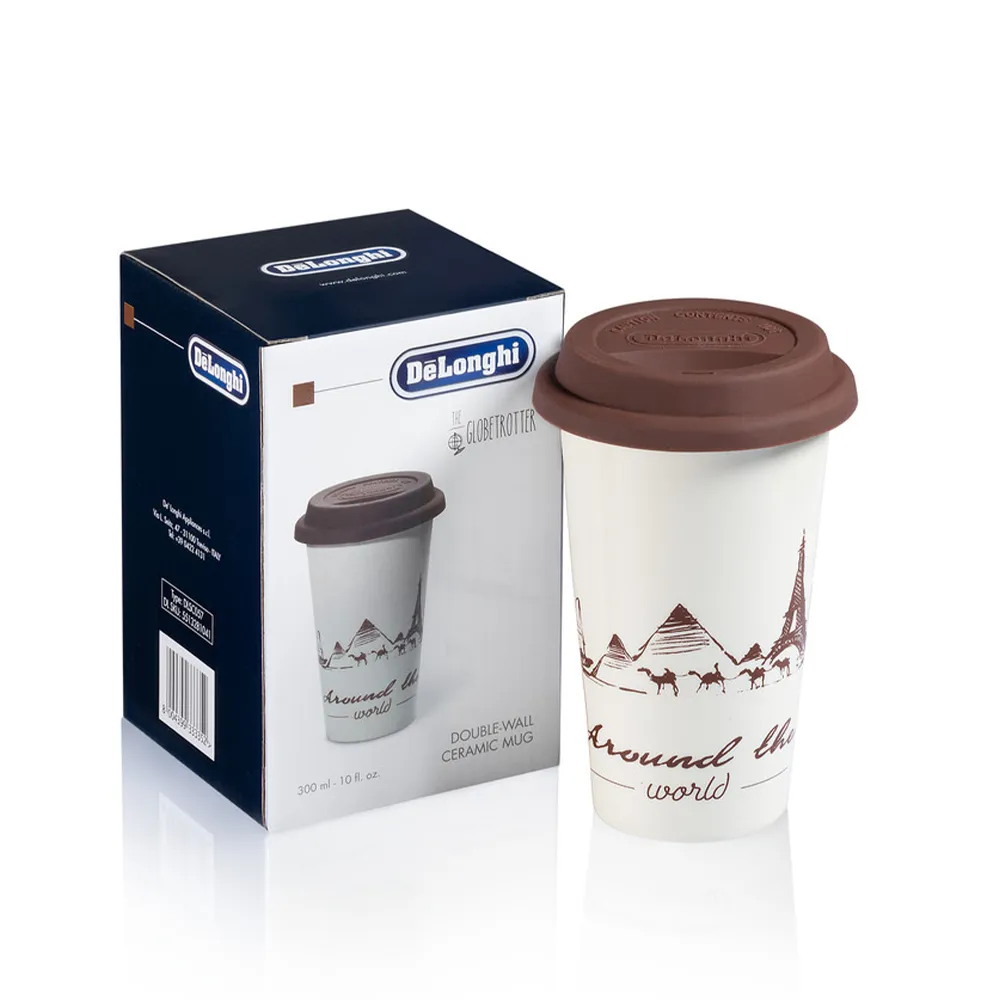 【Delonghi】金字塔咖啡隨行杯 300ml