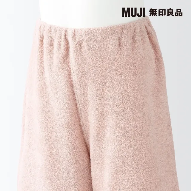 【MUJI 無印良品】兒童棉混雙面圈絨毛巾布短袖家居睡衣(共2色)