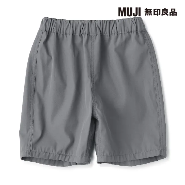 【MUJI 無印良品】幼兒抗UV速乾聚酯纖維混五分褲(共8色)