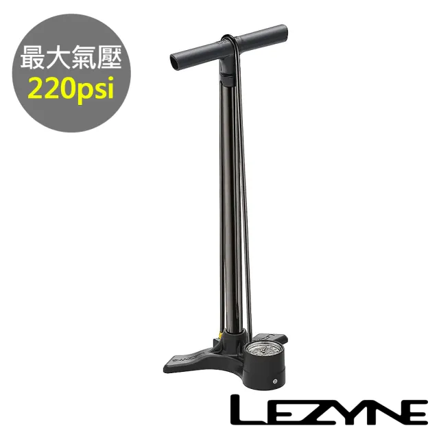 【LEZYNE】立地式打氣筒 220psi 美法嘴兩用 MACRO FLOOR DRIVE ABS(直立式/灌氣/補胎/自行車/單車)