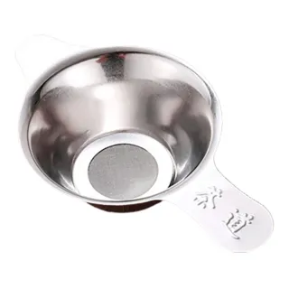 【PS Mall】雙耳不銹鋼茶漏 不燙手泡茶器 茶葉過濾網漏斗 2入(J205)