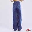 【BRAPPERS】女款 冰膚美丹寧系列-冰膚美高腰微彈寬褲(淺藍)