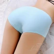 【alas】無痕內褲 3D俏臀冰絲中腰三角女性內褲 M-XXL(藍色)