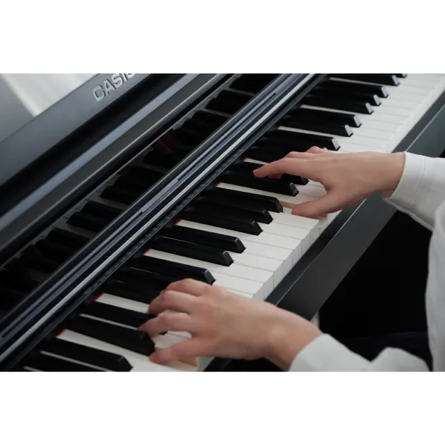 【CASIO 卡西歐】原廠直營數位鋼琴AP-S450BK-5B黑色含琴椅+ATH-S100耳機(木質琴鍵)