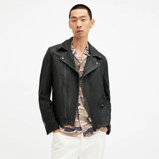 【ALLSAINTS】ROSSER 短版復古羊皮騎士皮衣 M001LA(常規版型)