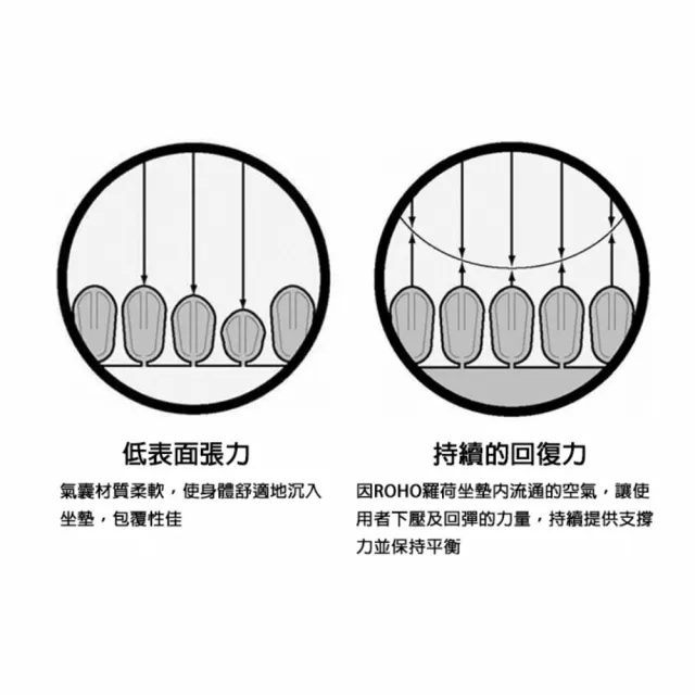 【海夫健康生活館】羅荷浮動坐墊 未滅菌 YS ROHO 四邊可調型 氣囊高8.5cm 輪椅座墊B款(QS89MPC)