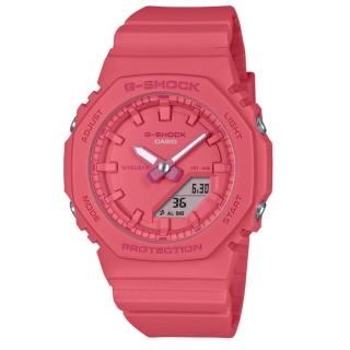 【CASIO 卡西歐】G-SHOCK X ITZY Tone-on-Tone 亮眼粉時尚 八角形錶殼 GMA-P2100-4A 40.2mm