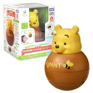 【TAKARA TOMY】小熊維尼有聲不倒翁(正版授權 0歲以上適用 日本ST認證)