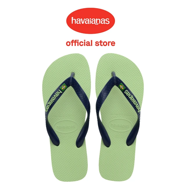 havaianas 哈瓦仕 拖鞋 男鞋 女鞋 夾腳拖 國旗 Brasil Logo 藍綠 4110850-1822U(哈瓦士)