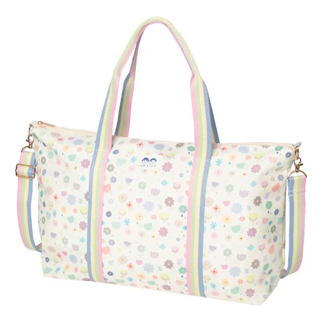 【Mimi&Lula】英國Mimi & Lula SS24_粉嫩小花旅行袋附肩帶(旅行袋)
