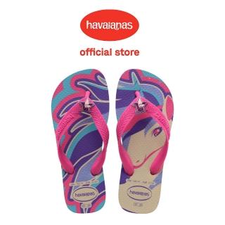 【havaianas 哈瓦仕】拖鞋 童鞋 兒童 夾腳拖 獨角獸 Kids Fantasy 桃紅 4103405-6238K(哈瓦士)