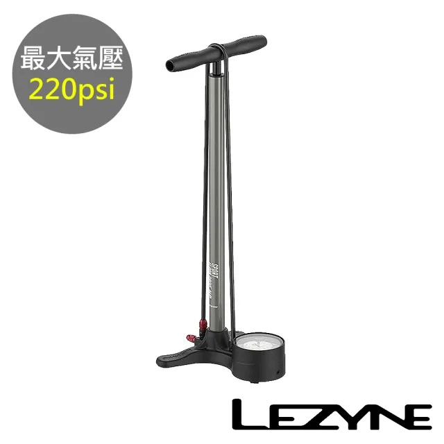 【LEZYNE】運動立地式打氣筒 220psi 美法嘴兩用 SPORT FLOOR DRIVE 3.5(直立式/灌氣/補胎/自行車/單車)