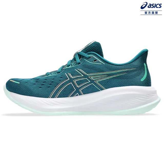 【asics 亞瑟士】GEL-CUMULUS 26-D 女款 NAGINO 寬楦 緩衝 慢跑鞋(1012B600-300)