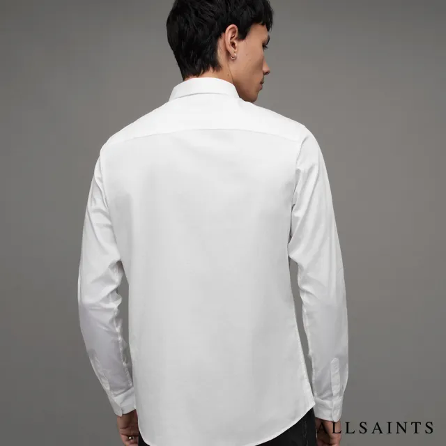 【ALLSAINTS】SIMMONS 修身公羊頭骨長袖襯衫 MS248Z(修身版型)