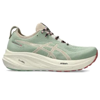 【asics 亞瑟士】GEL-NIMBUS 26 TR 女款 NATURE BATHING 緩衝 慢跑鞋(1012B653-250)