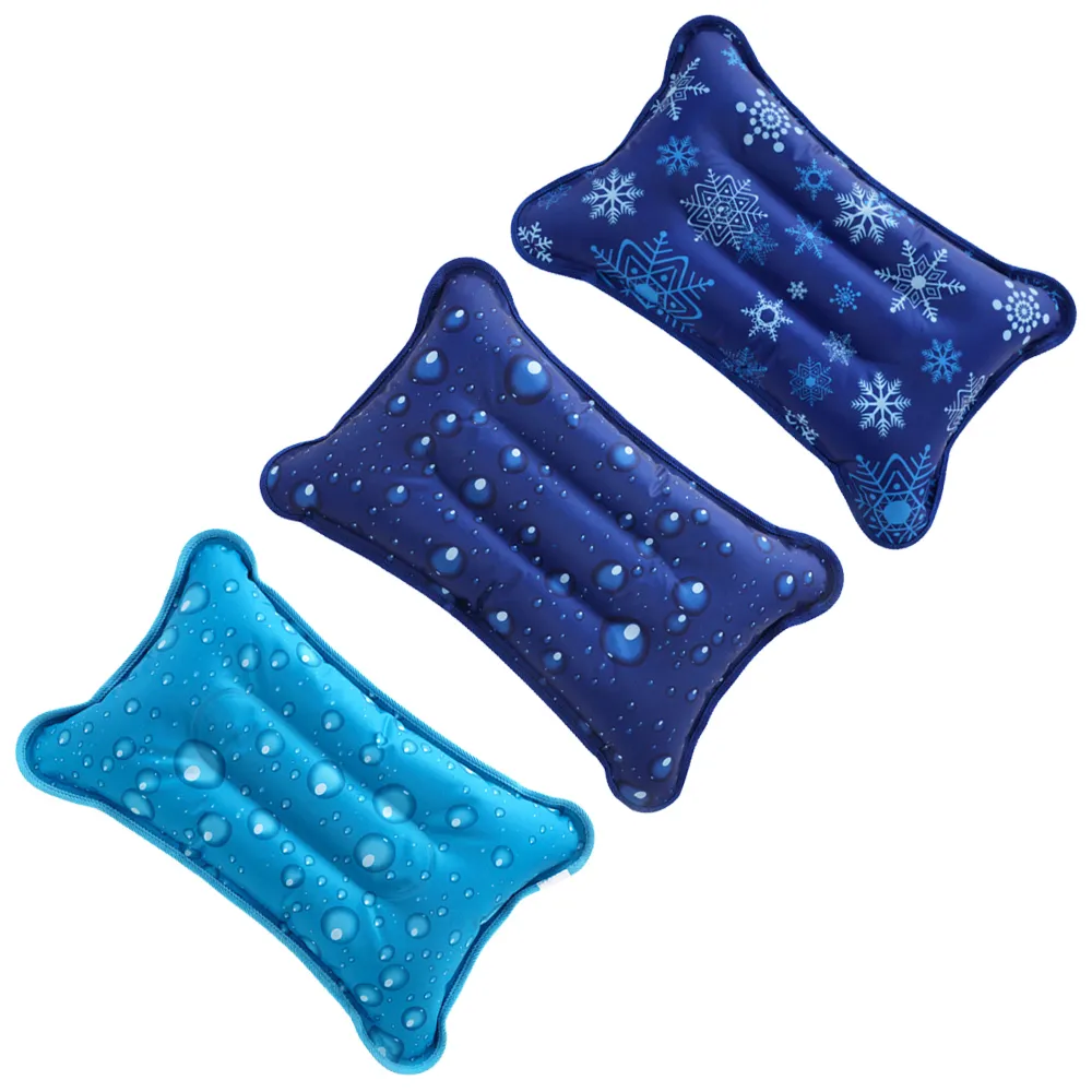 【Nil】夏季自注水降溫透氣冰枕頭 舒適解壓涼感水枕頭(涼墊 冰枕 冰墊 冰涼枕)