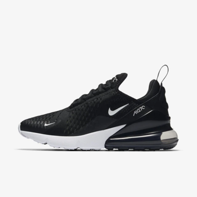 NIKE 耐吉 W Air Max 270 女鞋 運動 休閒 氣墊 慢跑 緩震 籃球 穿搭 黑 白(AH6789-001)