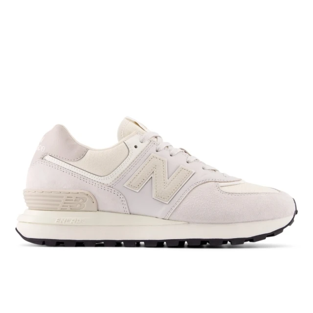 NEW BALANCE 574 男女段 杏灰色 D楦 麂皮 網布 穿搭 復古(U574LGWD ∞)